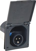 Camping CEE Einspeisestecker 3-polig mit Klappdeckel
