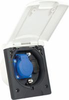 Camping CEE Einbausteckdose mit 1x Schukosteckdose 2x SAT-Steckdose, 1x 12 V DC Steckdose