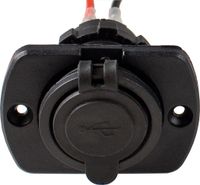 USB Einbausteckdose mit zwei USB Ports 5V/1A und 5V/2,1A IP20