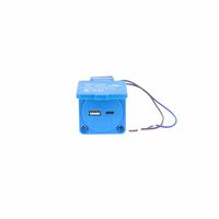 Camping USB Einbausteckdose 1x USB-A, 1x USB-C, 5V /2,1A, IP54