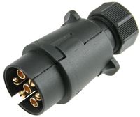 Adapter Anhängerkupplung Stecker Schraubanschluss für Kabeldurchmesser 8,5-10 mm