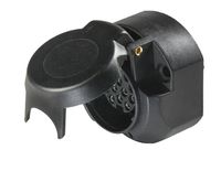 Adapter Anhängerkupplung mit Klappdeckel zum anschrauben IP44