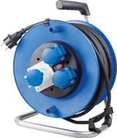 Camping Kabeltrommel 25 m, Außenbereich IP44, 3 Steckdosen, Made in Germany