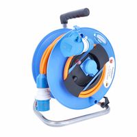 Camping Kabeltrommel 25 m, Außenbereich IP44, CEE Kupplung, Made in Germany