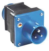 Camping Stromverteiler mit CEE Stecker und 1 x Schukosteckdose spritzwassergeschützt