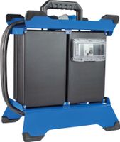 Camping Stromverteiler mit CEE Stecker, 7x Schuko, 4x CEE Steckdosen, 2x USB spritzwassergeschützt