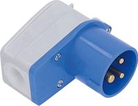 Camping CEE Winkelstecker 3-polig für Leitungen bis max. 2,5 mm² 230 V 16 A IP44