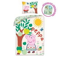 Peppa Pig Bettwäsche Set 140x200 cm mit 70x90 cm Kissenbezug
