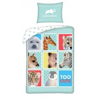 Animal Planet Bettwäsche Set 140x200 cm Baumwolle mit 70x90 cm Kissenbezug
