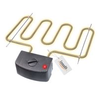 Räucherofen XL 110 cm hoch Edelstahl mit Heizspirale und Zubehör, Räucherschrank