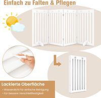 COSTWAY Absperrgitter Hunde