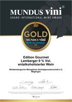 Edition Gourmet Lemberger 0 % Vol. entalkoholisiert 0,75l 6er Karton