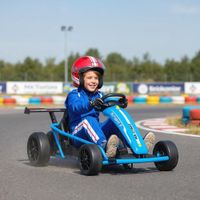Kinder Elektro Gokart 24 V 6-13km/h Drift Kart mit Sanft Start, Musik, Hupe