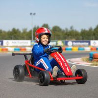 Kinder Elektro Gokart 24 V 6-13km/h Drift Kart mit Sanft Start, Musik, Hupe