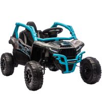 Kinder Elektroauto 12V Kinderauto UTV mit 2 Motorn, Fernbedienung, LED-Leuchten