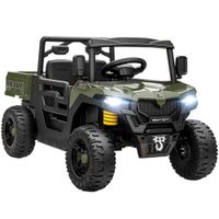 Kinder Elektroauto 12V Kinderauto UTV mit 2,4 GHz Fernbedienung, 2 Motor Grün