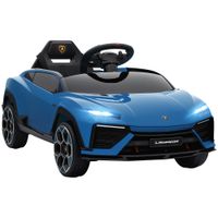 Kinder Elektroauto 12V Kinderauto mit 2,4 GHz Fernbedienung, 2 Motor LED, Musik