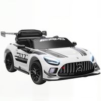 Kinder Elektroauto Mercedes-AMG 12V Kinderauto mit Fernbedienung Musik Leuchte