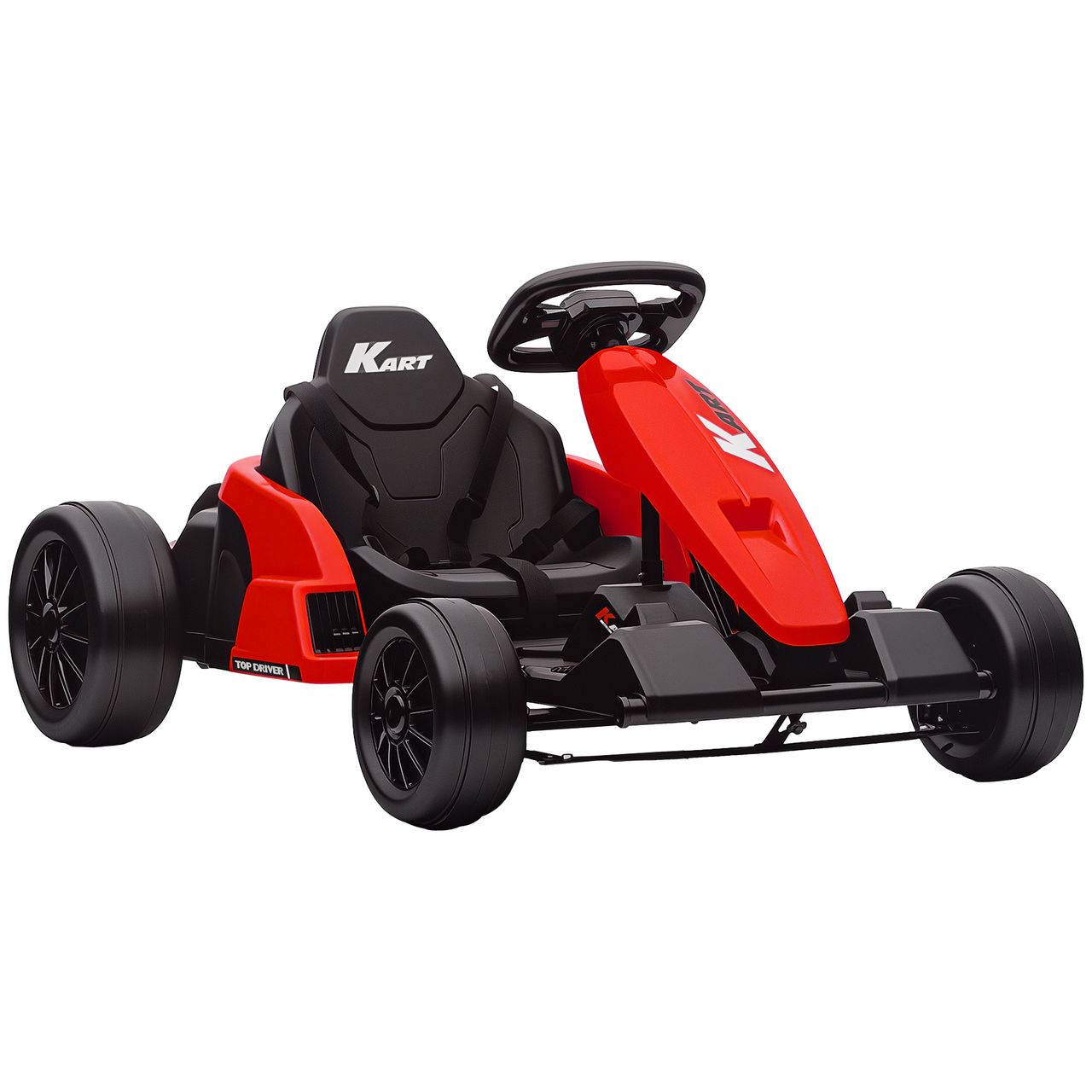 Kinder Elektro Gokart 24 V 6-18km/h Drift Kart mit Driftmodus Verstellbarer Sitz