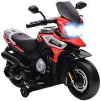 Elektro Motorrad Kinder 6V Elektromotorrad mit 2 Hilfsrädern