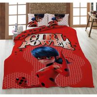 Miraculous Ladybug Bettwäsche 140x200 + 63x63 cm aus Mikrofaser