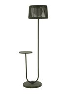 LECO Stehlampe mit Ablagetisch ca. B 54 x T 35 x H 140 cm lindgrün