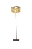 LECO Solar-Stehlampe BELLA ca. Ø 38 x H 145 cm anthrazit lichtgrau