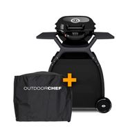 Outdoorchef Minichef 420 E Elektrogrill - X-DEAL inkl. Unterwagen und Abdeckhaube