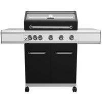 Grillfürst G510E 5-Brenner Gasgrill mit Hochtemperaturbrenner und Edelstahl Rosten