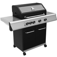 Grillfürst G410E 4-Brenner Gasgrill mit Hochtemperaturbrenner und Edelstahl Rosten