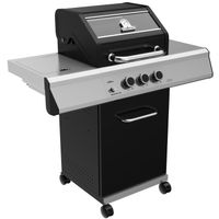 Grillfürst G210E 2-Brenner Gasgrill mit Hochtemperaturbrenner und Edelstahl Rosten