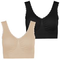 Seamless-BH mit Spitze 2er-Pack 