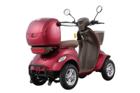 E-Seniorenmobil Lunar SC PREMIUM, Bleigel, 4-Rad 1000W Bordeaux