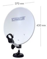 Camping Satellitenanlage mit Saugfuß