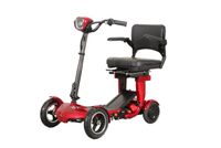 E-Seniorenmobil Aktiv Mobil  Klapp Quad - klappbar - rot - 6 km/h