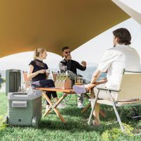 33 Liter Kompressor Kühlbox elektrische Kühlbox mit LED Rolle Kühlfunktion