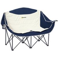 Faltstuhl faltbar 2 Sitzer Campingstuhl mit Getränkehalter Tragetasche Outdoor