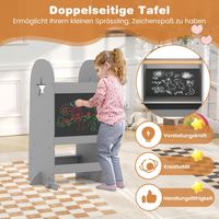 COSTWAY Mehrzweck-Tritthocker für Kinder, Stehturm für Kinder mit einstellbarer Höhe
