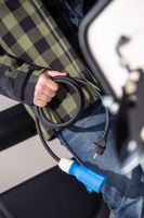 Adapterleitung 1,5 m Schukostecker auf CEE Kupplung, Außenbereich IP44