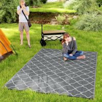 Outdoor Teppich robuster Wetterfest Outdoorteppich Carpet mit Netzmuster