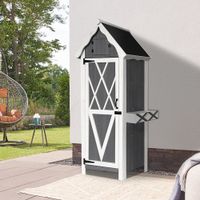 Home Deluxe Gartenschrank aus Holz YANA - XL