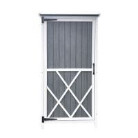 Home Deluxe Gartenschrank aus Holz YANA - L