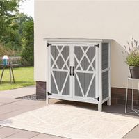 Home Deluxe Gartenschrank aus Holz YANA - M