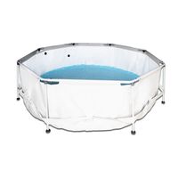 Stahlrahmen-Pool rund mit Filterpumpe, ca. 305 x 76 cm