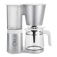 ZWILLING ENFINIGY Filterkaffeemaschine mit 1.5l Glaskanne, Silber