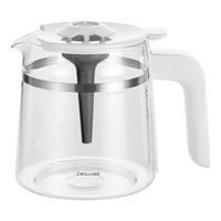 ZWILLING ENFINIGY Filterkaffeemaschine mit 1.5l Glaskanne, Silber