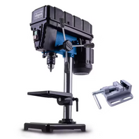 Tischbohrmaschine 13mm 400W inkl. 5-Stufen Drehzahleinstellung, ergonomischen Drezkreuz & Schraubstock TBM200