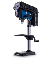 Tischbohrmaschine 13mm 550W inkl. 5-Stufen Drehzahleinstellung & ergonomischen Drezkreuz TBM250