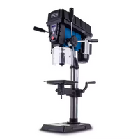 Digitale Tischbohrmaschine 16mm 750W inkl. stufenloser Drehzahleinstellung, ergonomischen Drezkreuz, Laser, LED & Schnellspannbohrfutter TBM300Vario