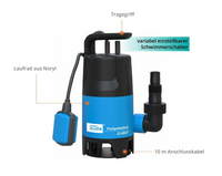 Schmutzwassertauchpumpe GS 4002 P